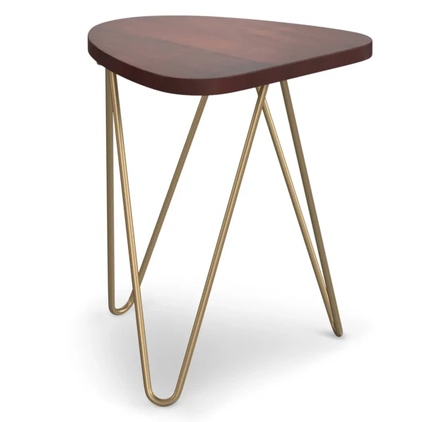 Metal Table in Dark Brown